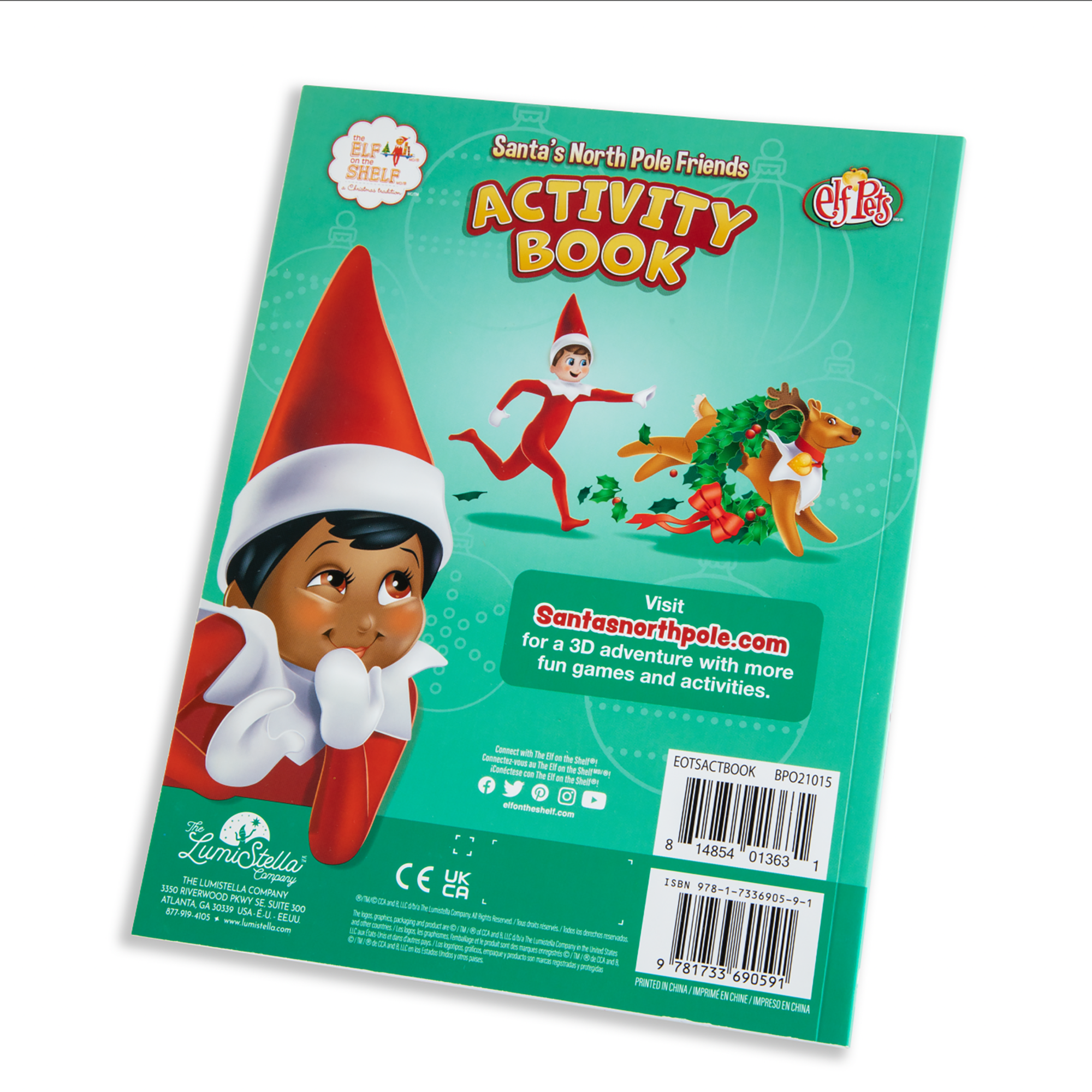 Elf On the Shelf® Santa's North Pole Friends Activity Book
